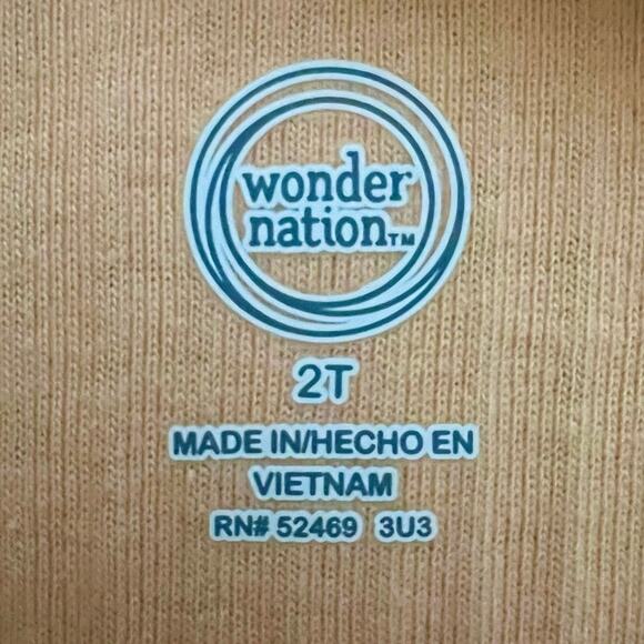 Wonder Nation Peach Tulle Tank Dress Toddler Girls 2T Sleeveless Summer Playwear - Picture 6 of 7